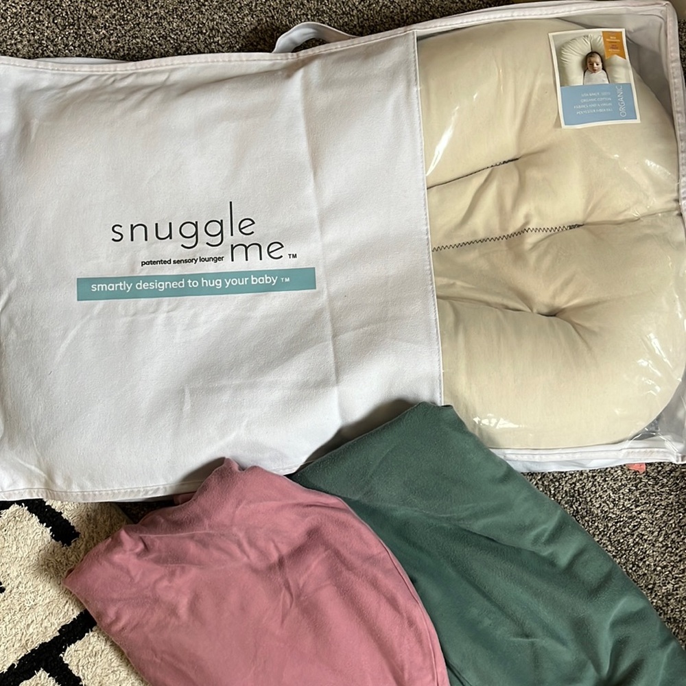 Snuggle me organic infant lounger